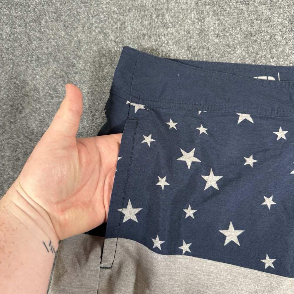 Travis Mathew Board‎ Shorts Mens 40 America Flag Beach Surf Swim Trunks Stretch - Picture 7 of 14